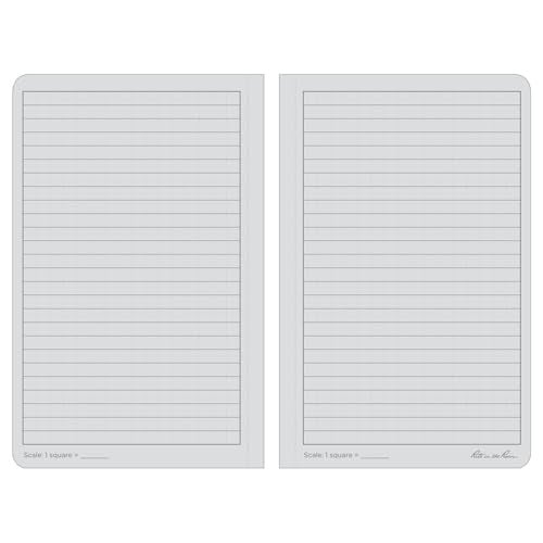 Rite in the Rain Weatherproof Soft Cover Notebook, 4.625" x 7.25", Black Cover, Universal Pattern (No. 774) - Image 2