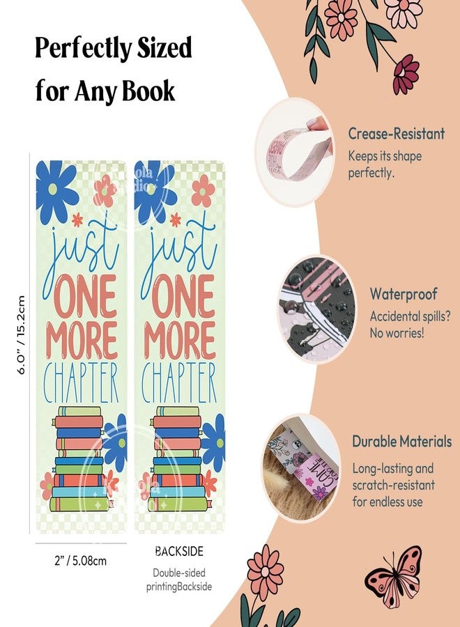 KACIOLA STUDIO 10 PCS Book Lovers Bookmarks,Funny Bookmarks for Women, Double Sided Book Tracker Design Book Lovers Gifts for Women,Book Accessories for Reading Lovers Book Marks for Reading Women - Image 4