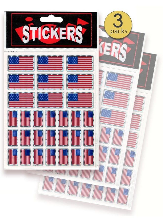 AoneFun American Flag Stickers Small Patriotic Stickers Usa Stickers America Stickers American Stickers Sparkly Stickers Usa Flag Stickers Usa Sticker Us Flag Stickers Patriotic Stickers 3 Sht (90 Pc) - Image 1