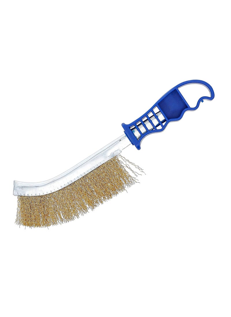 Duravel Duravel Wire Brush with Plastic Handle for Cleaning Rust, Paint Removal, and Metal Parts Dirt Scrubbing in Garage, Workshop and Yard Work. (Plastic Pack Of 1, Free Size)  - Image 1