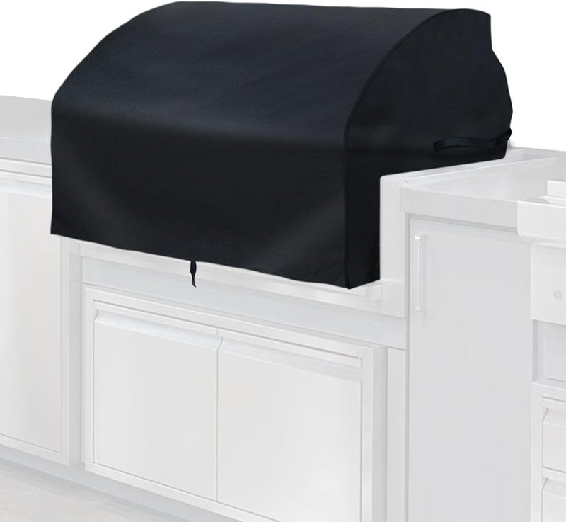 Charbrofire OG36 Grill Cover Replacement Parts for Wolf Built-in 36 Inch Grills Twin Eagles Alfresco Lynx 36” Built in Heavy Duty BBQ Cover Griddle Hood Cover Black Grill Top Cover Outdoor Grill Parts 1 Pack - Image 1
