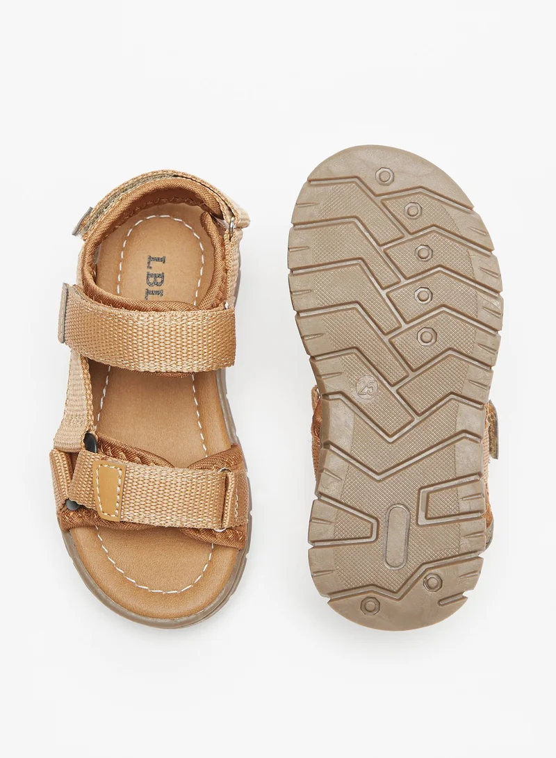 ال بي ال من شو اكسبرس Girls Textured Floaters with Hook and Loop Closure