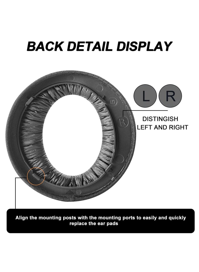 general Ear Pads Cushions Replacement for Sony PlayStation 5 Pulse 3D Wireless Headset (1pair Breathable Mesh Fabric) - Image 3