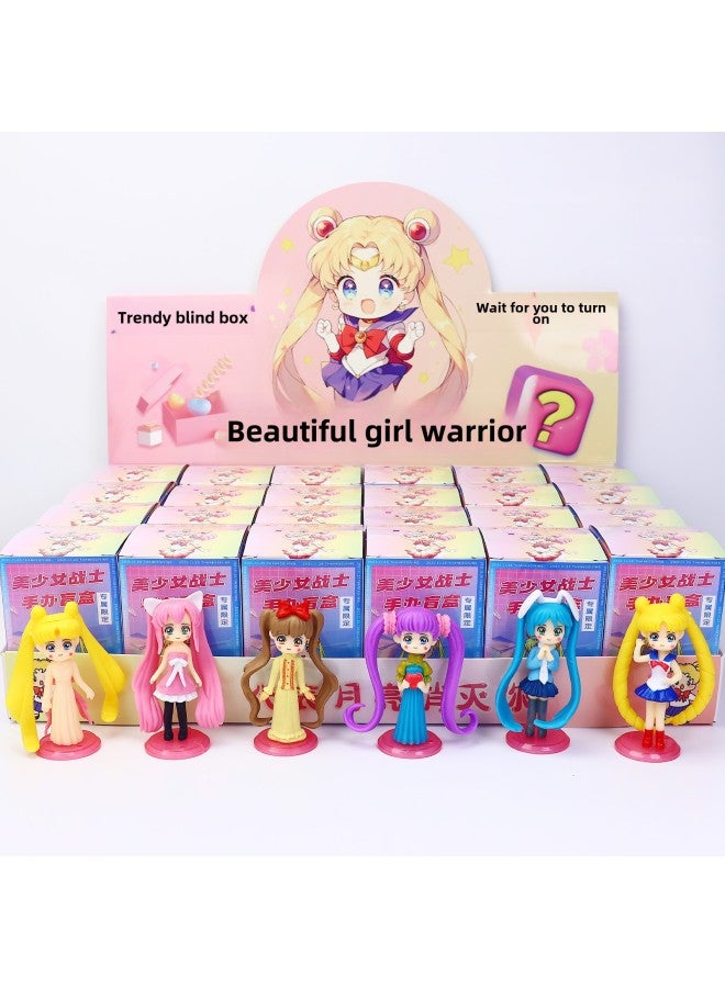 Hand Toy Stationery Blind Box Set Children's Animation Blind Bag Surprise Gift Student Stall 61 Gift Wholesale-Specifications:Yuan. God Figure (pvc Solid Model) 1 Random Piece (if You Need A Display Box, 24 Pieces)