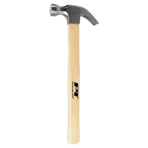 Performance Tool W1075 8 oz. Wood Handle Claw Hammer - Image 1