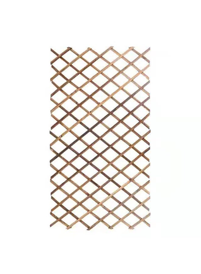 LINGWEI Wooden Wicker Fence Portable Expanding Wicker Garden Lattice Fence Adjustable Garden Barrier - Image 5