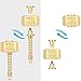 LNCOJOLM Hammer Fidget Spinner Pack Metal Toy Transformable 2 in 1 for Kids Adutls Hand Spinner Finger Top Kinetic Desk Toy for Office Classroom Prizes Birthday Gift Christmas Stocking Stuffer - Image 3