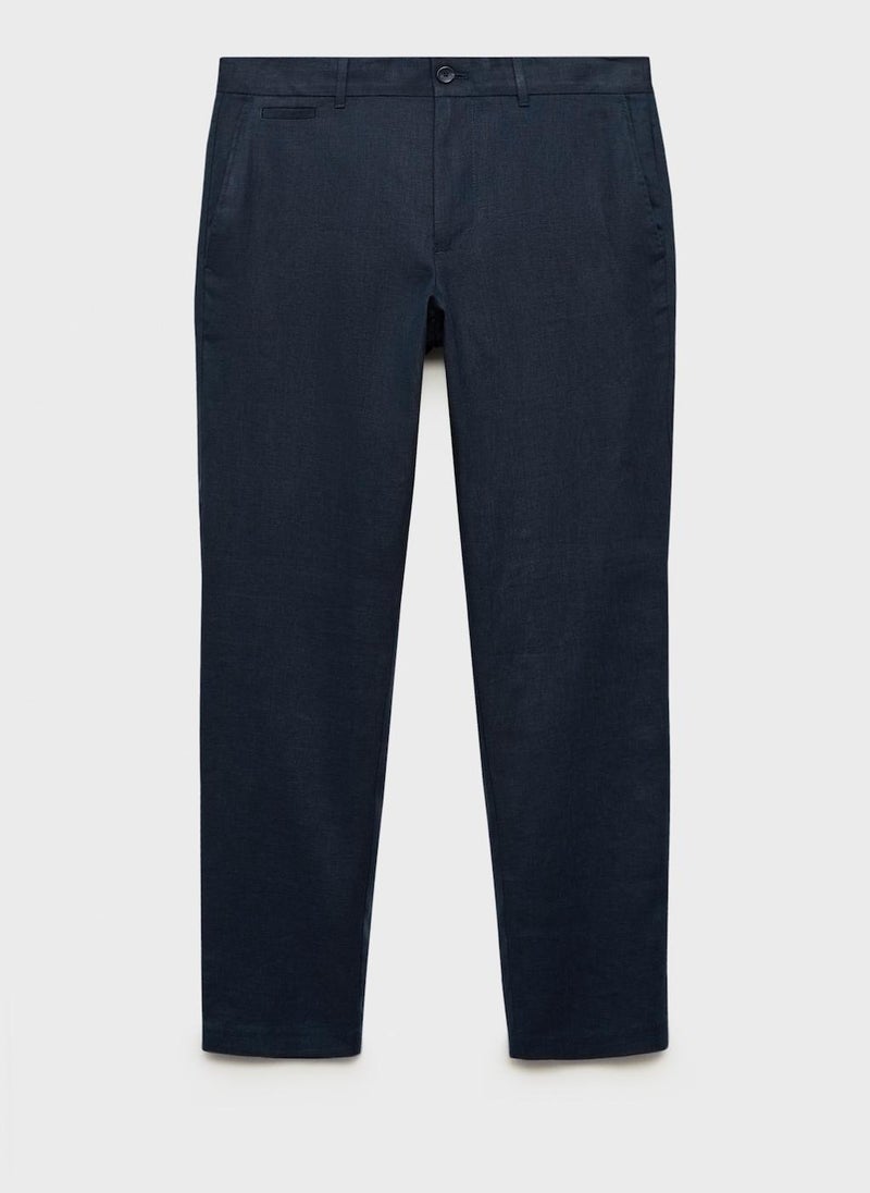 Mango Man Casual Slim-Fit Pants  - Image 5