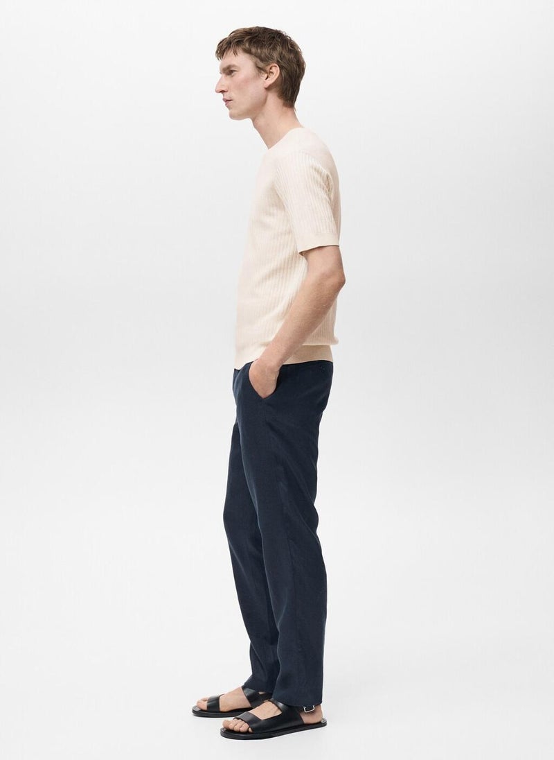 Mango Man Casual Slim-Fit Pants  - Image 3