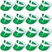 Tarpop 5 Pack Poker Visors Hats Bulk Casino Bingo Visor Casino Dealer Clear Plastic Sun Golf Hats for Women Men Green - Image 3