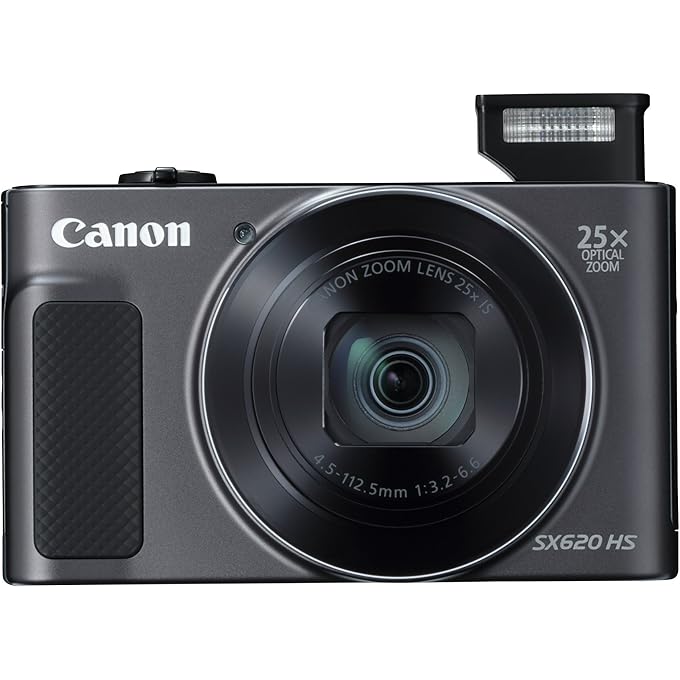 Canon PowerShot SX620 Digital Camera w/25x Optical Zoom - Wi-Fi & NFC Enabled (Black) (Renewed) - Image 2