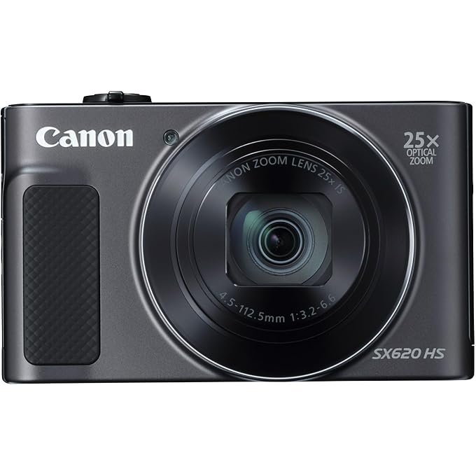 Canon PowerShot SX620 Digital Camera w/25x Optical Zoom - Wi-Fi & NFC Enabled (Black) (Renewed) - Image 1