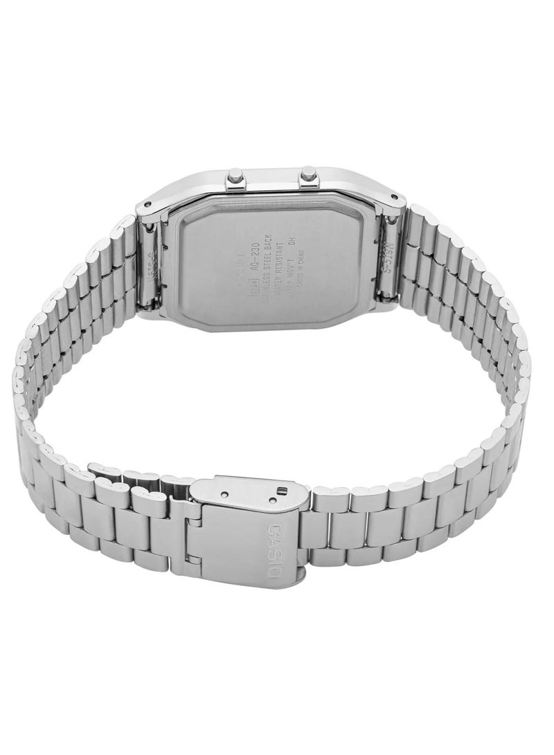 كاسيو عتيق تناظري رقمي AQ-230A-2A1MQYDF - Image 3