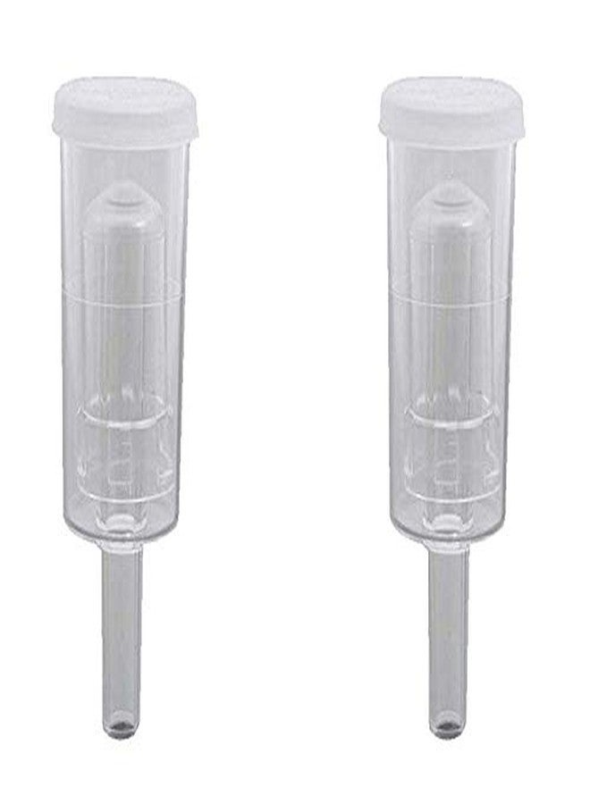 قفل هوائي بسيط من قطعتين لصنع البيرة والنبيذ، مزود بغطاء، وقفل هوائي مزدوج الفقاعات. - Image 1