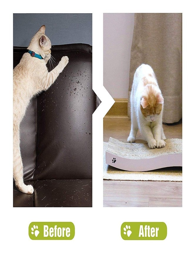 Pups&Pets لوح خدش بحجم جامبو من Pups&Pets، مصمم لتحفيز غريزة الخدش الطبيعية، مصنوع من مواد صديقة للبيئة (قد يختلف اللون). - Image 4