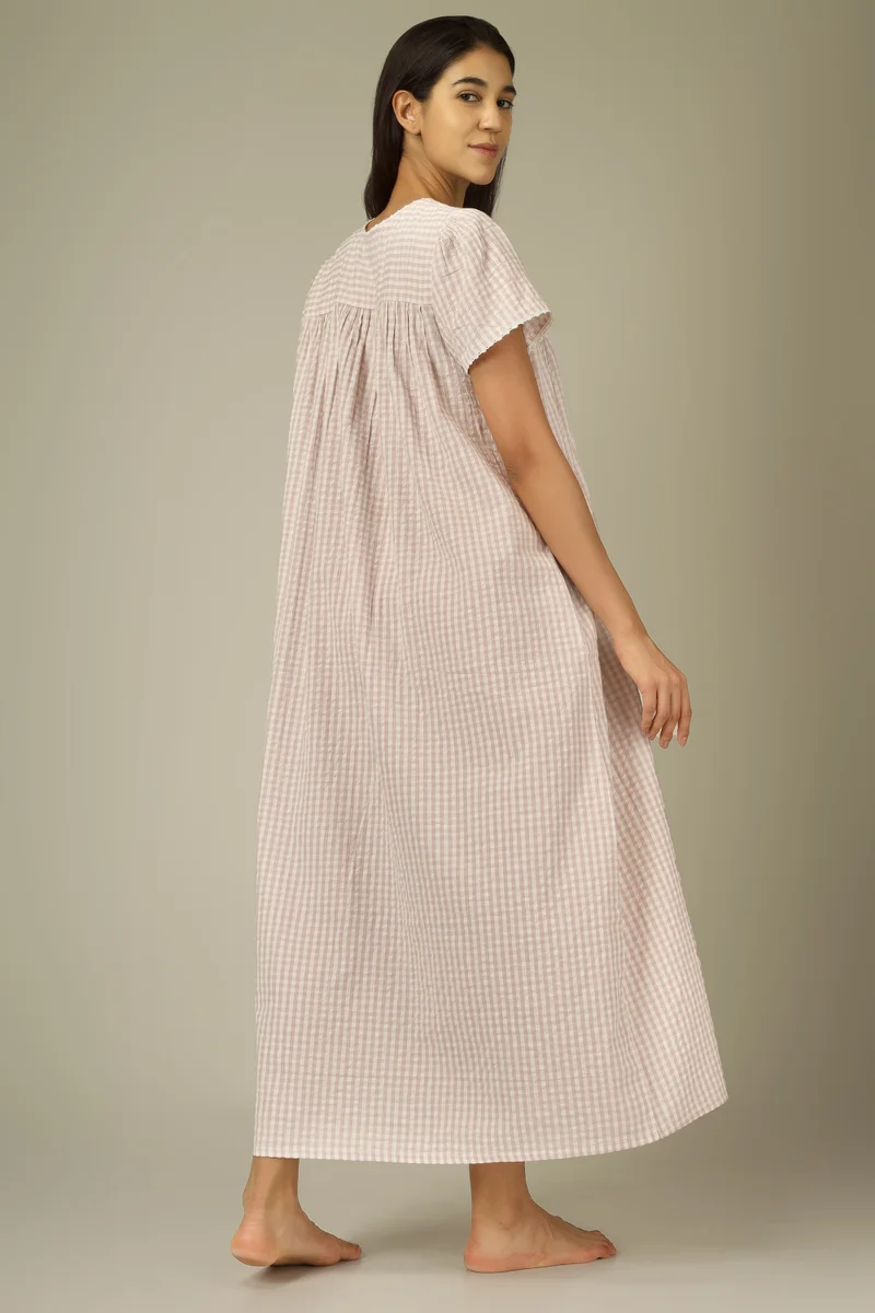 After Dark Simone, Embroidered Nightdress