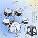 CAPTAIN CHAOWING Kids Drum Set for Toddlers 13 Upgraded Jazz Drum Set for Kids Musical Instrument Toys Lights All Plastic Percussion Beginner kit for Boys Girls Toddlers Aged 35 57 - Image 4
