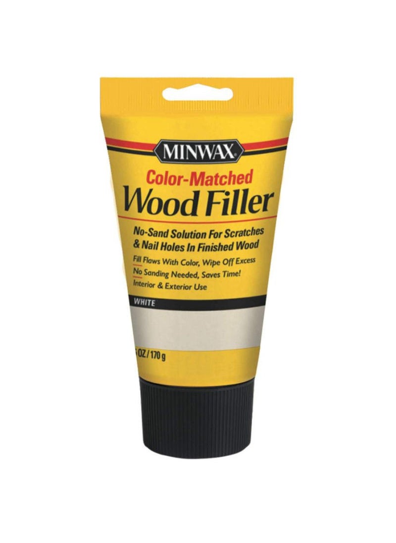 Minwax Minwax Color Matched Wood Filler 170g White 