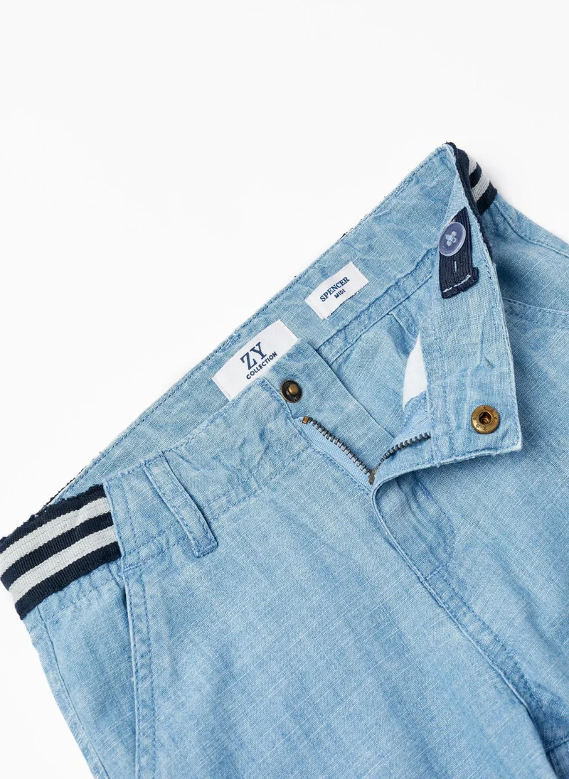 زيبي Cotton Cambric Shorts for Boys