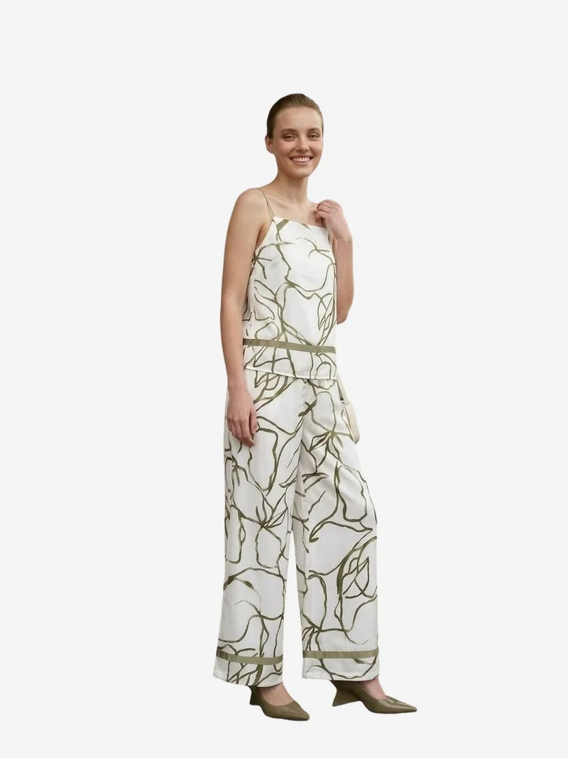 ماي فاشن MY FASHION Lyocell Satin Two-Piece Coord