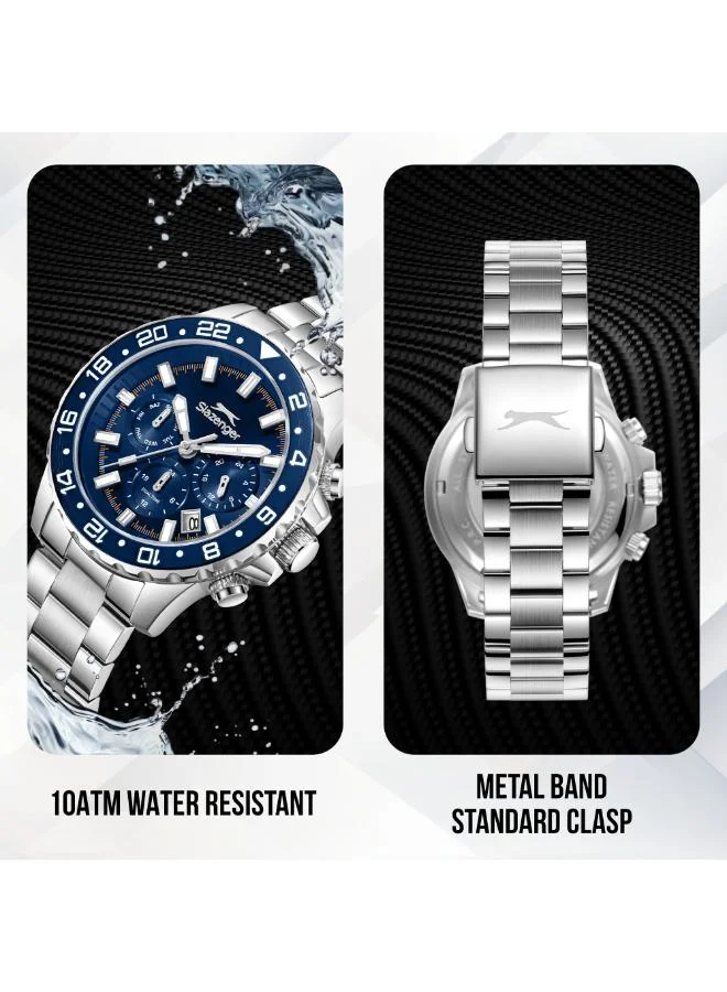 Slazenger  Men's Metal Multi Function Watch SL.9.2552.2.02 - 42 mm for Men | Best Price UAE