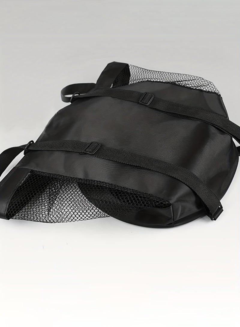 Generic Drawstring Basketball Backpack,Basketball Bag,for Football,Basketball,Volleyball,31cm,Black - Image 4