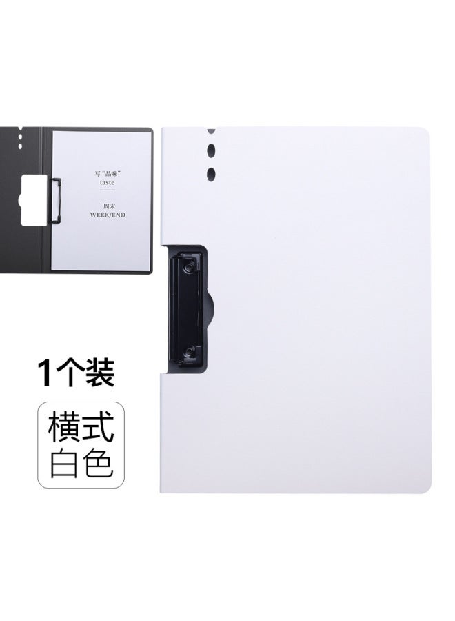 Kaba Bear Office Supplies Vertical Horizontal Secretary Clip Folder Board Clip A4 Data Book Test Paper Storage Clip Pad - Image 1