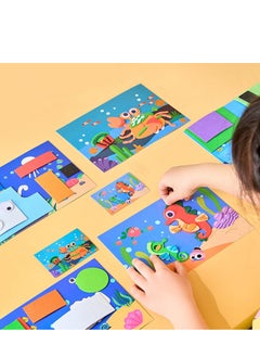 Aideli 12-Pack Cartoon 3D EVA Stickers for Kids, DIY Handmade Toy & Craft Materials, Fun Creative Stickers for Children，Gifts for Ages 3, 4, 5, 6, 7  - Image 3