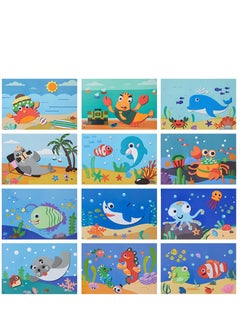 Aideli 12-Pack Cartoon 3D EVA Stickers for Kids, DIY Handmade Toy & Craft Materials, Fun Creative Stickers for Children，Gifts for Ages 3, 4, 5, 6, 7  - Image 1