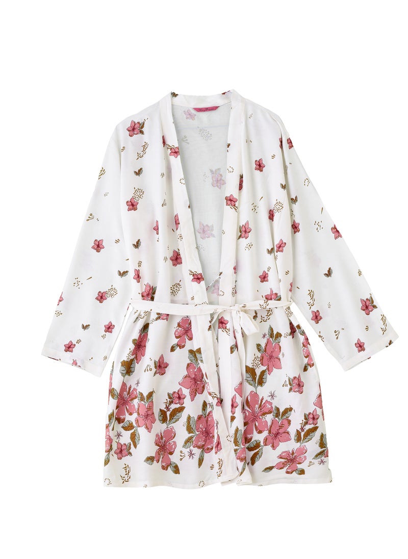Lacy Dreams WOMENS BEAUTIFUL SATIN ROBE  - Image 1