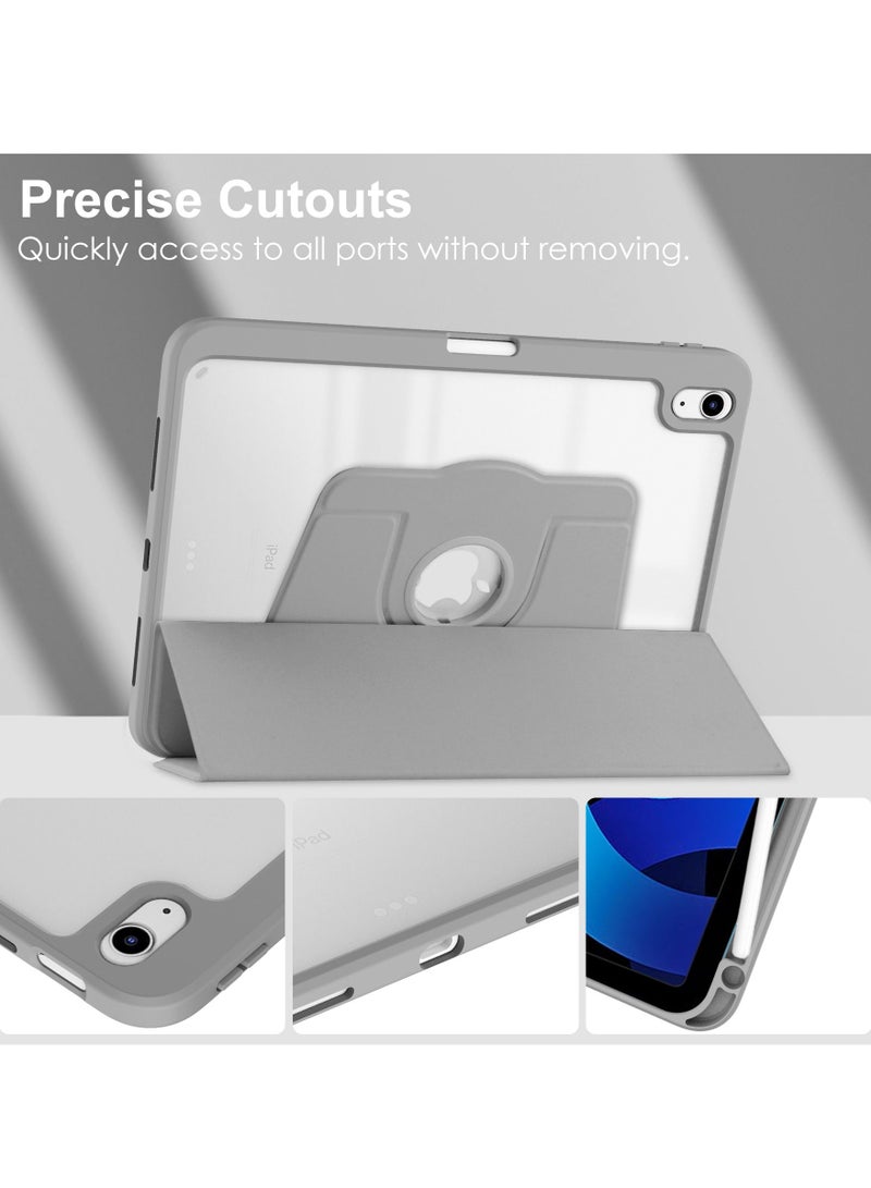 Protective Case Cover For iPad 2022 (10th Gen) 10.9 inch Grey  - Image 4