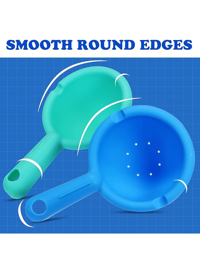 Excefore Bath Toys For Kids Windmill Bathtub Toy For Toddlers 1 2 3 4 Years Old Waterfall Toy With Suction Cups Bathroom Strong Suckers Water Scoop Fun Bath Toys For Toddlers Boys Girls 1 4 Years - Image 3