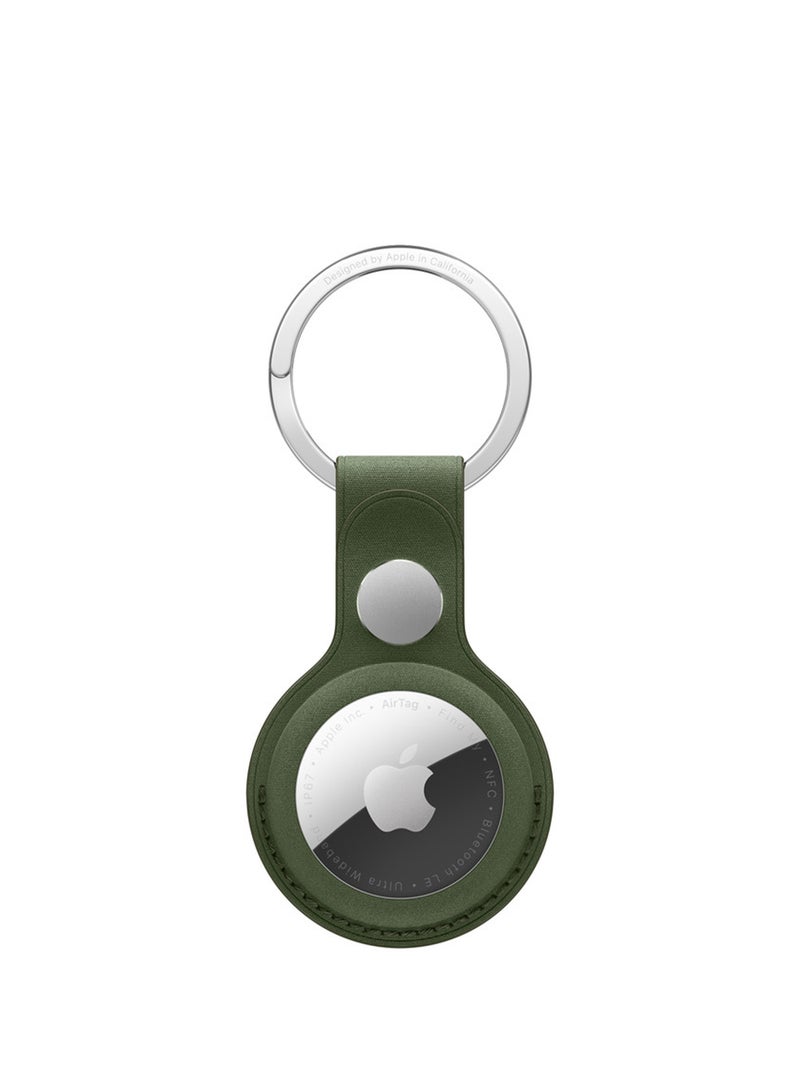 ابل  حلقة مفاتيح AirTag المصنوعة من القماش الفاخر - - Image 1