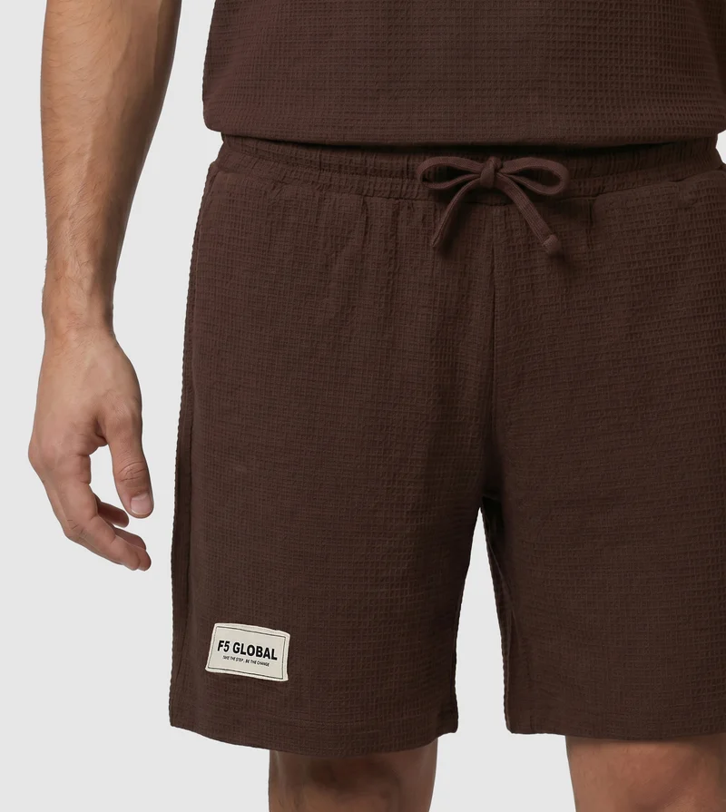 F5  KNIT SHORTS -BROWN for Men | Best Price UAE