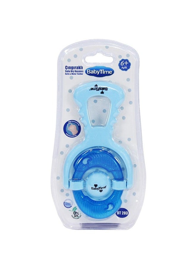 Baby Time Baby Time Baby Rattle & Water Teether 