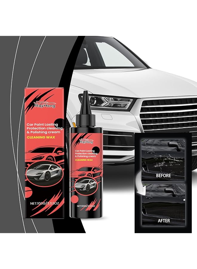 KASTWAVE Scratch Remover For Vehicles, Nano Sparkle Car Scratch Remover Paste, Quick Repairing Scratch, Car Scratch Repair Paste Polishing Wax, Suitable For Various Scratches On Cars, 100G - Image 2