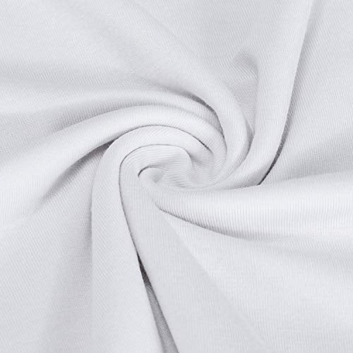 EaseWay Women's Basic Adjustable Spaghetti Strap Cami Under Mini Dress White - Image 5