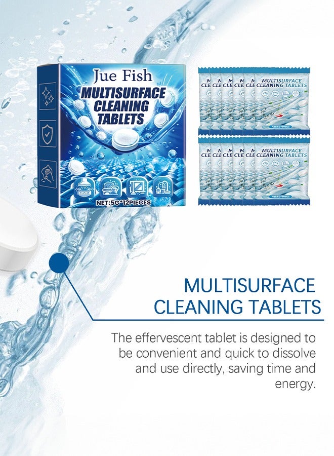 Washing Machine Cleaner Effervescent Tablets 5g 12pcs Washing Machine Cleaner Effervescent Tablets Washing Machine Cleaner  - Image 1