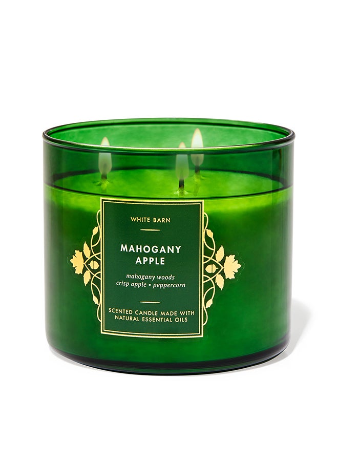 Bath & Body Works - Mahogany Apple 3-Wick Candle - Image 1