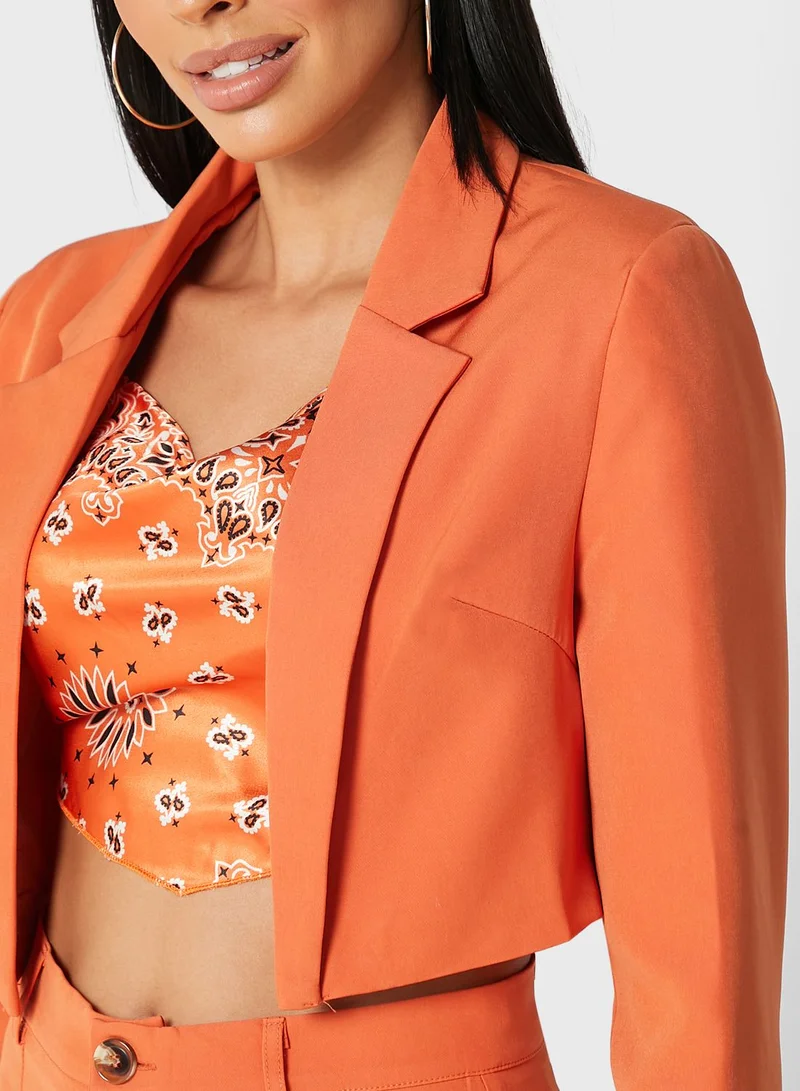 PUBLIC DESIRE Cropped Tux Blazer