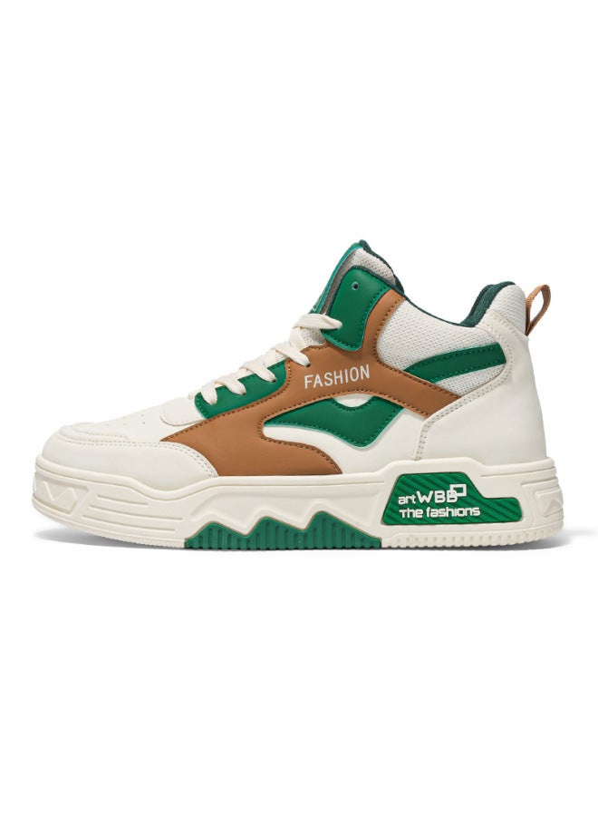 New Edition Sneakers Versatile Casual Design Thick Sole Trendy Shoes Korean Style Niche High-top