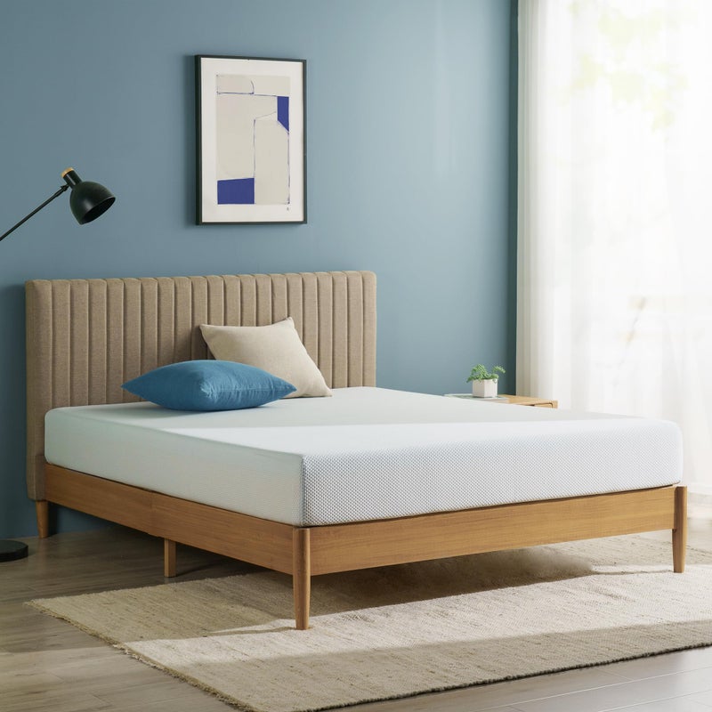 Zinus 8 Inch Green Tea Cooling Memory Foam Mattress [New Version], Full, Fiberglass Free, Medium Firmness, Cooling Gel Foam, Certified Safe Foams & Fabric, Mattress in A Box - Image 3