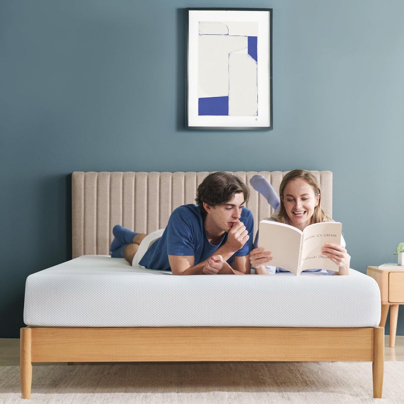 Zinus 8 Inch Green Tea Cooling Memory Foam Mattress [New Version], Full, Fiberglass Free, Medium Firmness, Cooling Gel Foam, Certified Safe Foams & Fabric, Mattress in A Box - Image 1