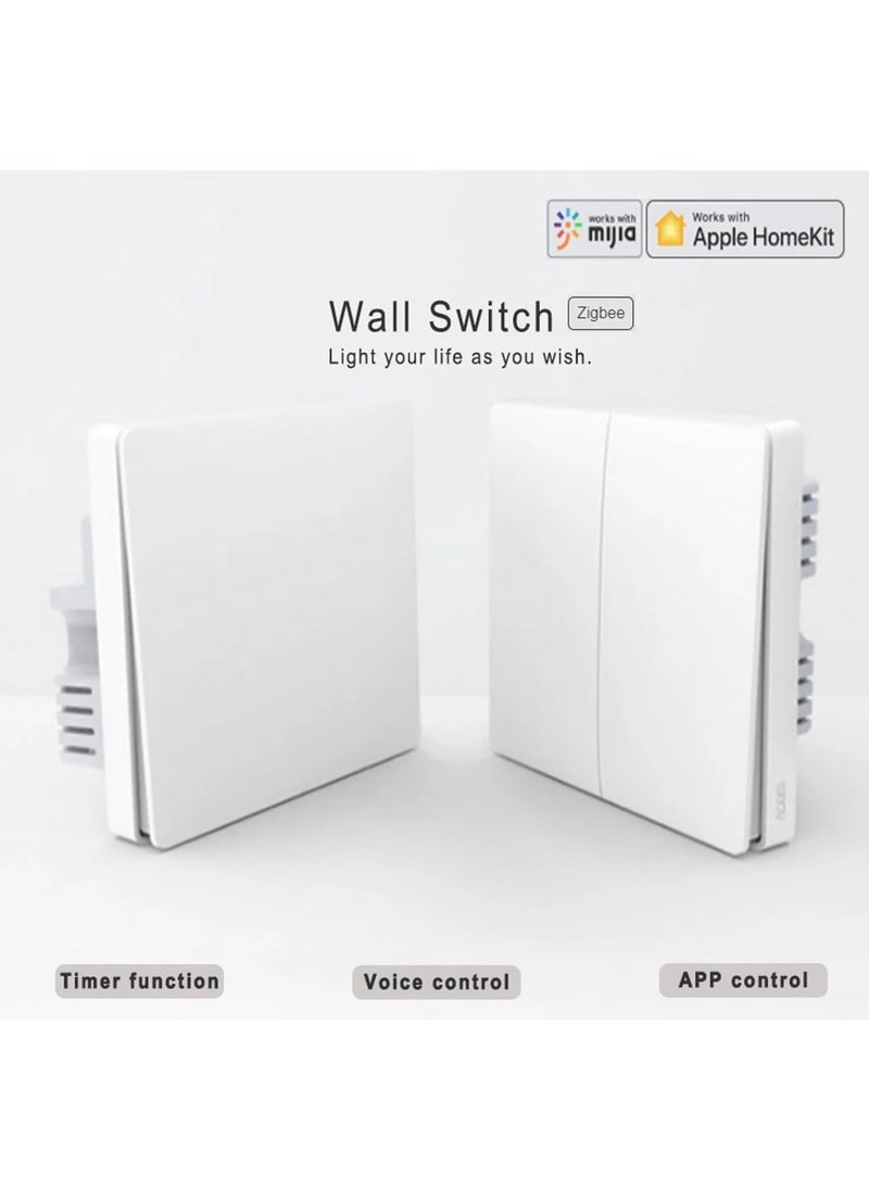 Aqara - AQARA Smart Wall Switch D1 (No Neutral, Single Rocker) - Image 1