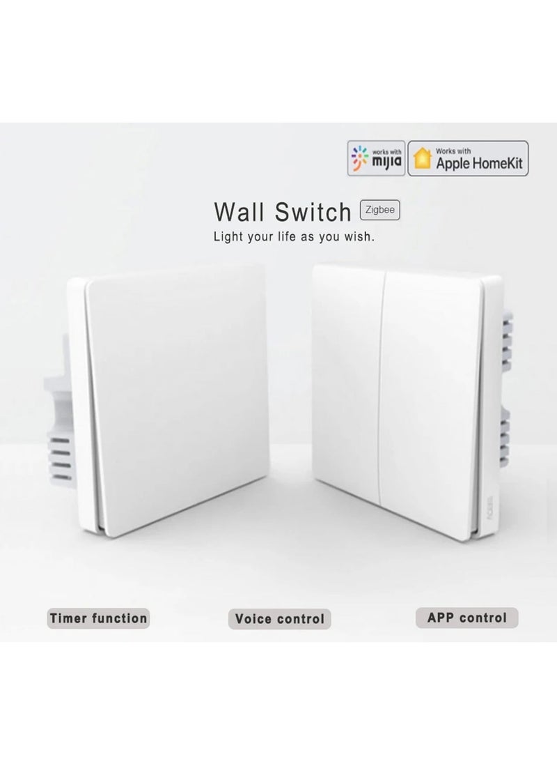 Aqara - AQARA Smart Wall Switch D1 (No Neutral, Single Rocker) - Image 1