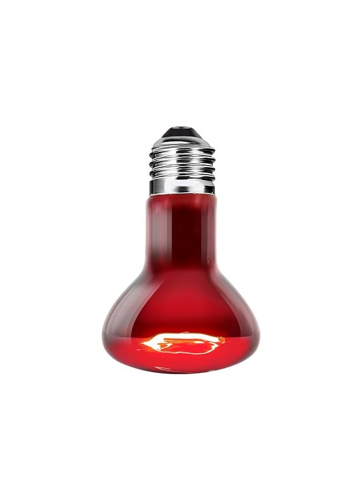 REPTIZOO REPTI ZOO Reptile 75W Infrared Heat Lamp Bulb,1 Pack Infrared Basking Spot Light for Reptiles & Amphibian,Bearded Dragon,Leopard Gecko,Turtle,Lizard,Chickens | Pet Brooders Night Heat Lamp (IFL75)  - Image 1
