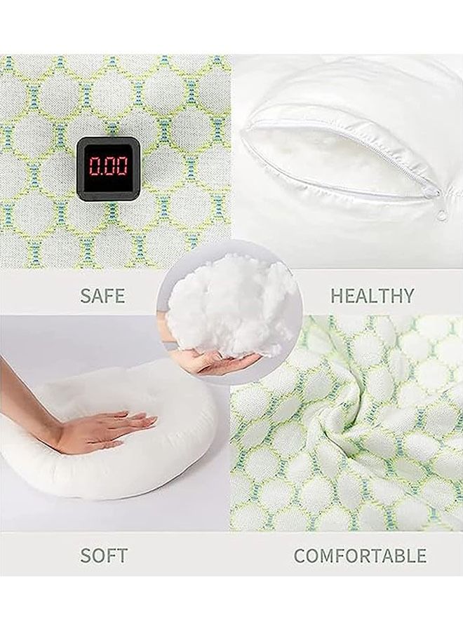 Extended Pregnancy Pillow for Sleeping, 2023 NEW Adjustable Comfort Full Body Pillow, Support Pillow for Pregnant, Maternity & Body Pillow, Nursing Pillow, Removable, Washable Cover (Green)  - Image 5
