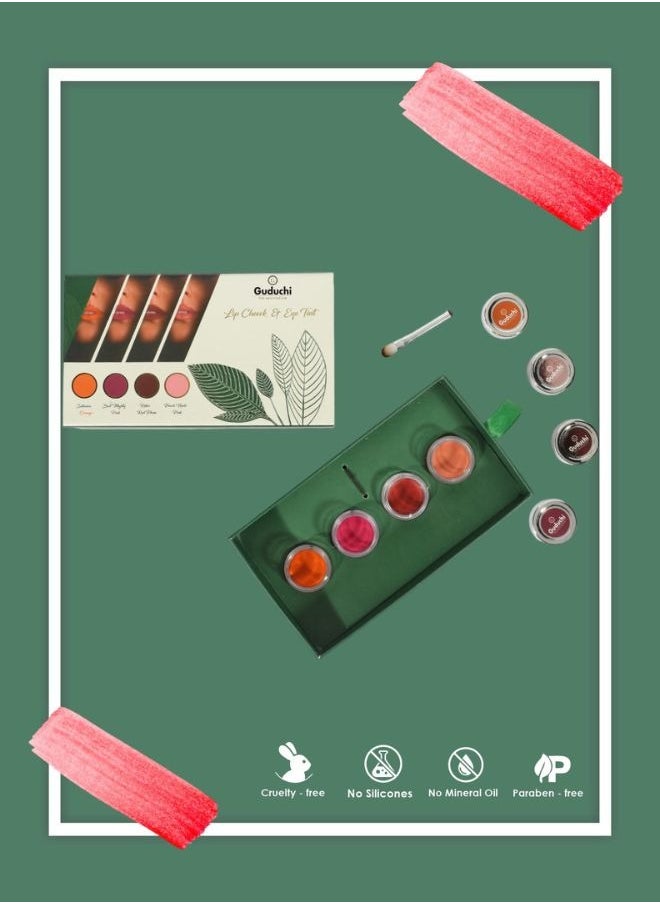 Guduchi - Ayurveda 3 in 1 Tint | Creme Tint for Lip, Cheek and Eye | 4 Shades - High Pigmentation and Lightweight | Hydrating and Moisturizing Formula | with Vitamin E, Castor Oil  and Three types of Wax | Free from Paraben, Mineral Oils, Silicones and Cruelty - Image 1
