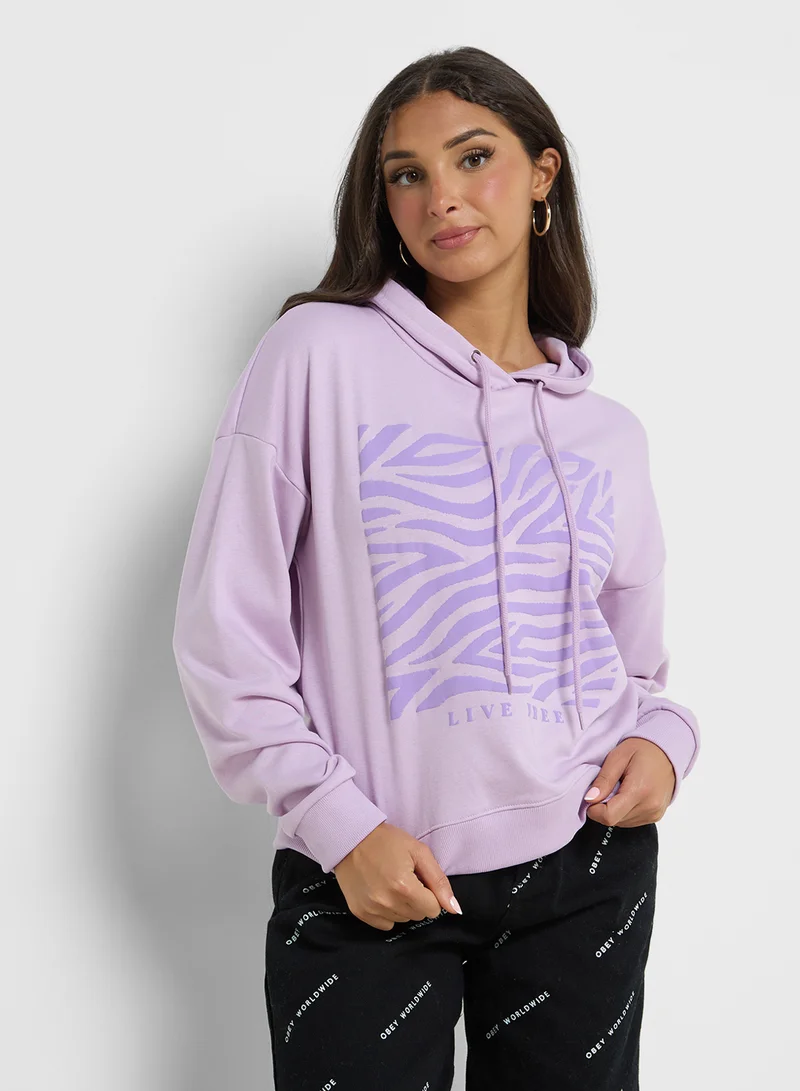 Ginger Graphic Pullover Hoodie