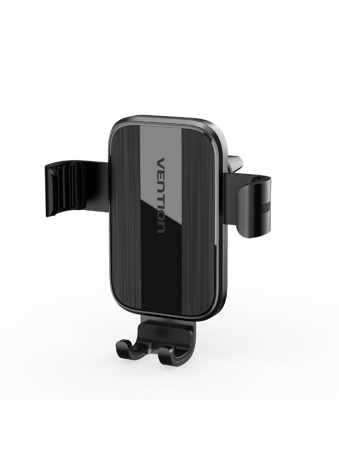 فينشن حامل هاتف للسيارة VENTION ذو المشبك التلقائي مع مشبك منقار البطة، أسود مربع الشكل، طراز أنيق رقم KCTB0 - Image 1